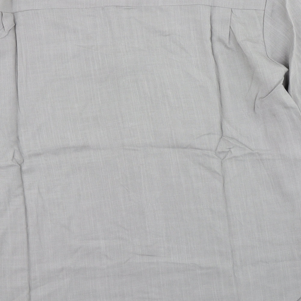 Reverb Mens Grey    Button-Up Size S