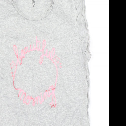 La Redoute Girls Grey   Basic T-Shirt Size 12 Years