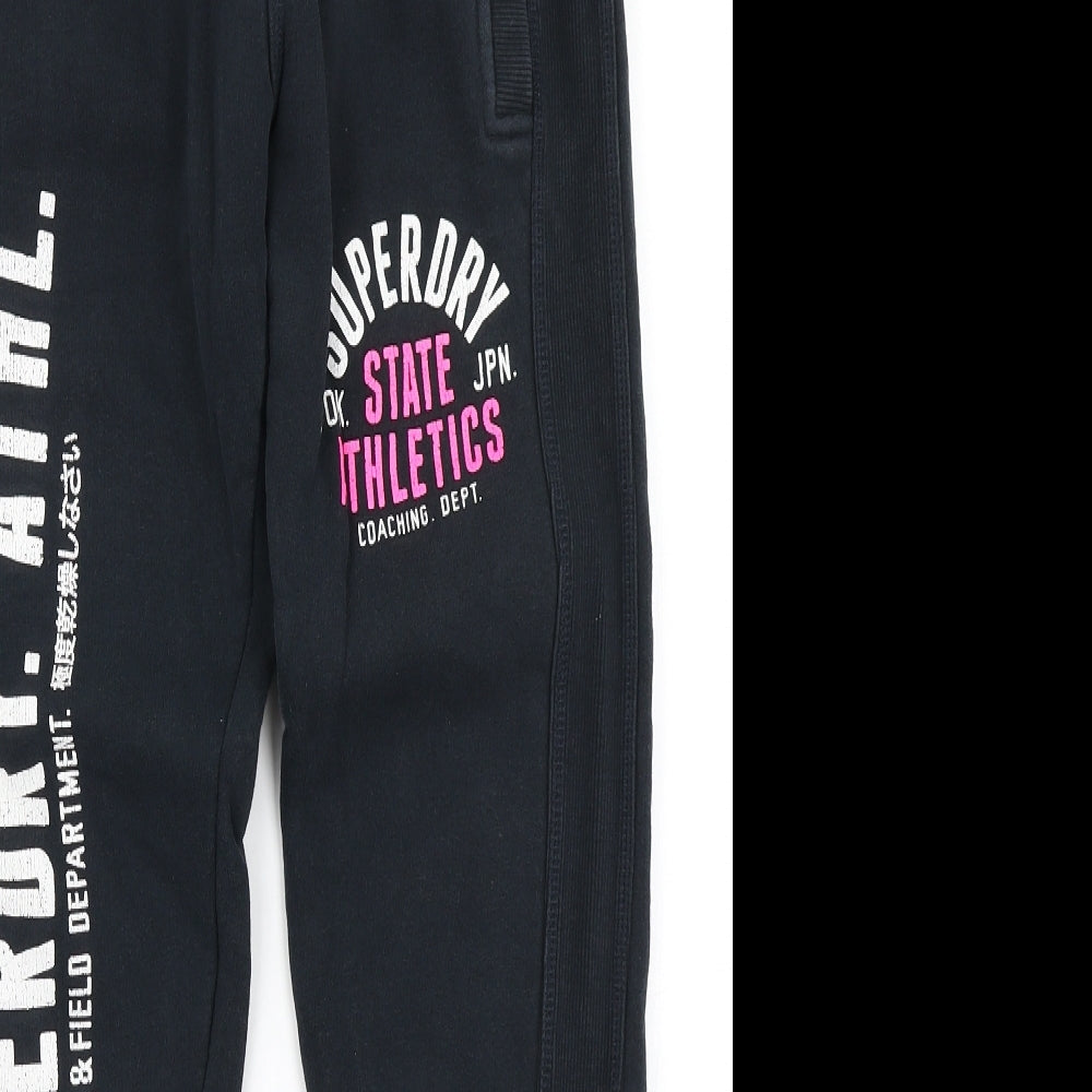 Superdry Womens Blue   Jogger Trousers Size XS L28 in