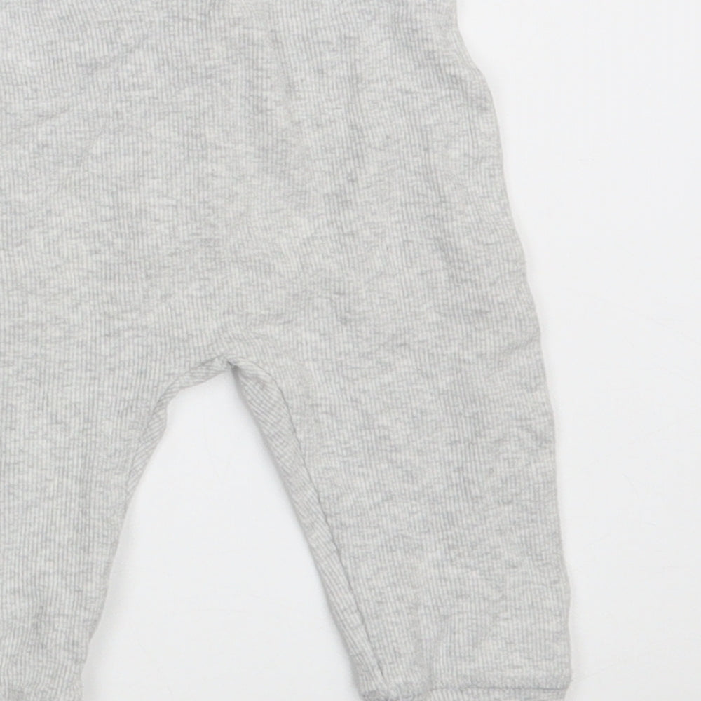 M&S Baby Grey   Jogger Leggings Size 6-9 Months  - Waist 16in; Inside  leg 9in