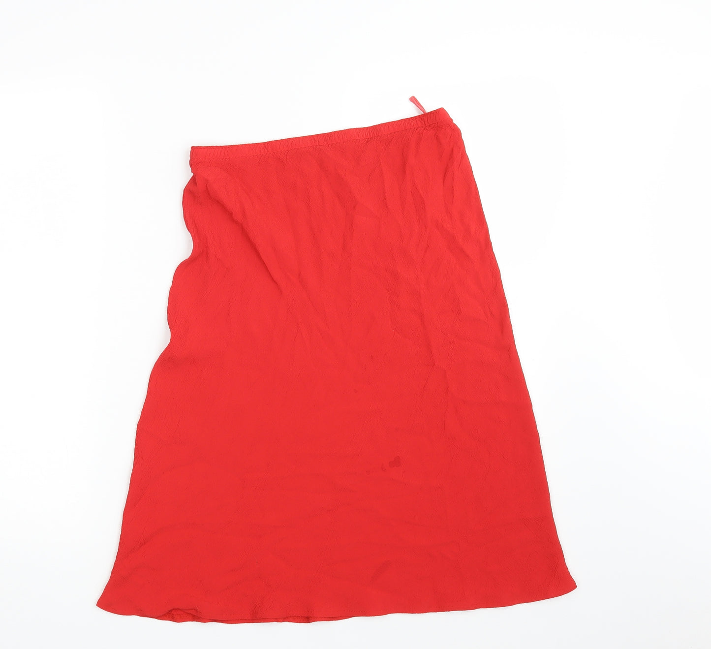 Preworn Womens Red   A-Line Skirt Size 12