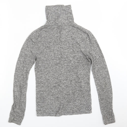 FOREVER 21 Womens Grey  Rayon Pullover Sweatshirt Size S