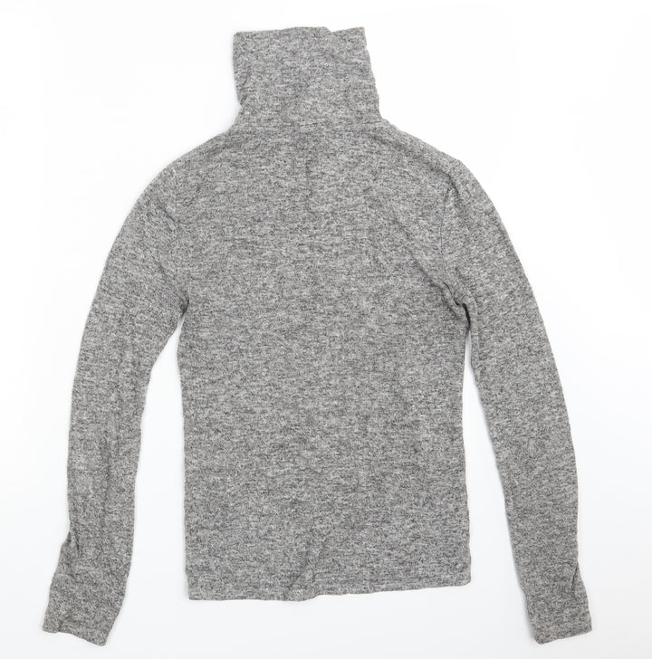 FOREVER 21 Womens Grey  Rayon Pullover Sweatshirt Size S