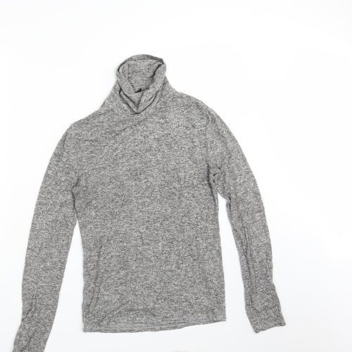 FOREVER 21 Womens Grey  Rayon Pullover Sweatshirt Size S