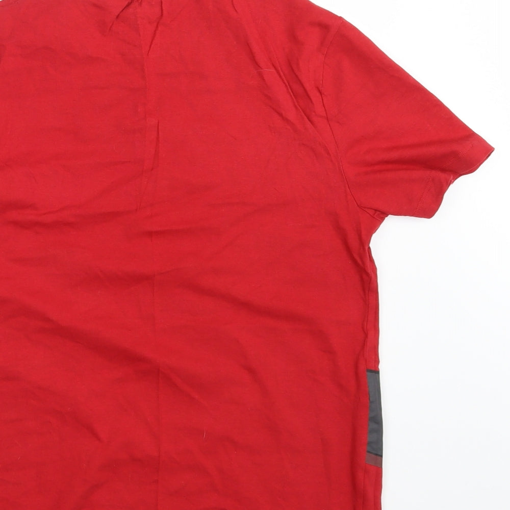 F&F Mens Red    T-Shirt Size S  - Seasonal Christmas Festive Holiday