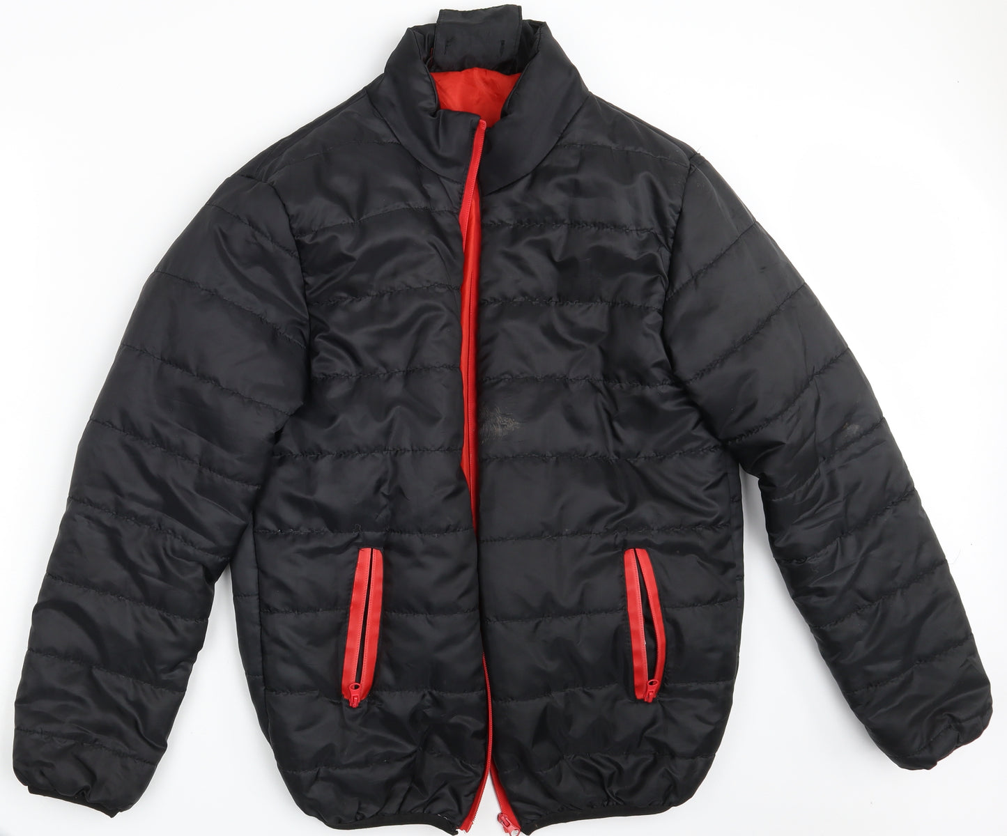 Han Ming Xuan Mens Black   Jacket Coat Size 2XL
