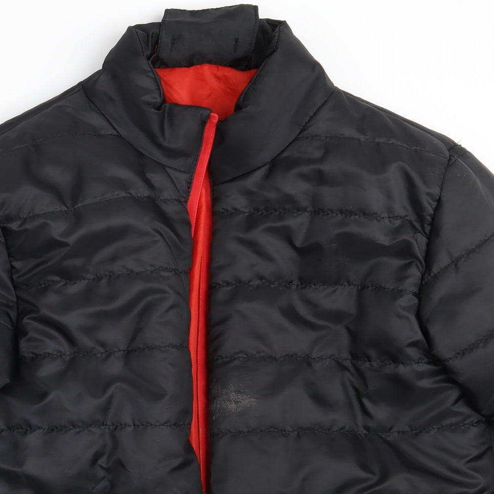 Han Ming Xuan Mens Black   Jacket Coat Size 2XL