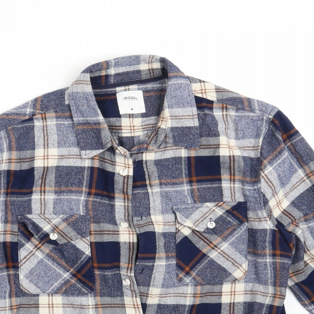 Burton Mens Multicoloured Check   Button-Up Size M