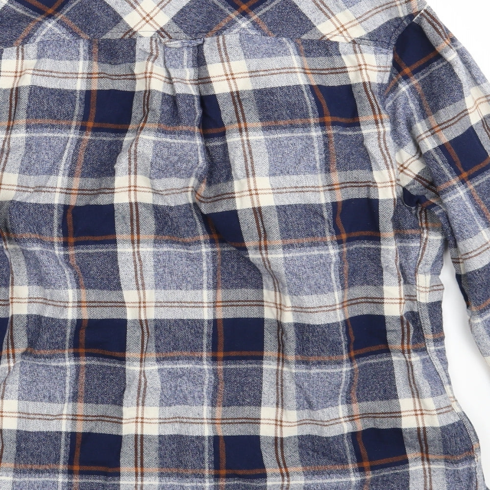 Burton Mens Multicoloured Check   Button-Up Size M