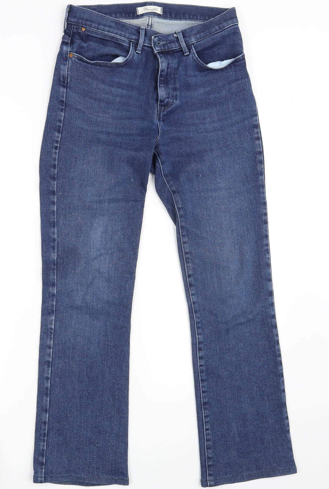 Wrangler Womens Blue  Denim Bootcut Jeans Size 26 in L26 in