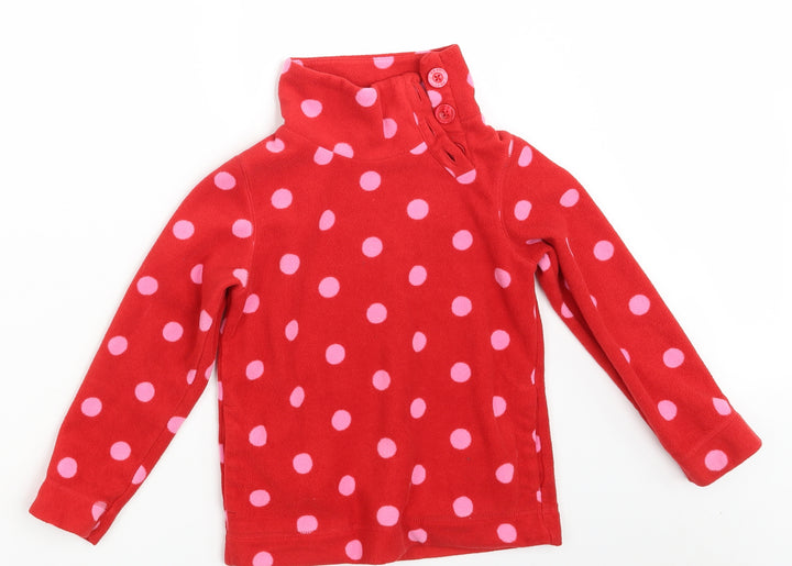 NEXT Girls Red Polka Dot  Pullover Jumper One Size