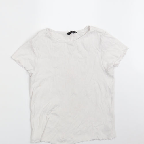 New Look Womens White   Basic T-Shirt Size 16