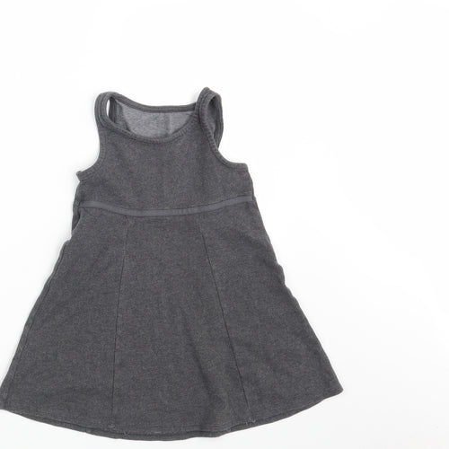M&S Girls Grey   A-Line  Size 5-6 Years