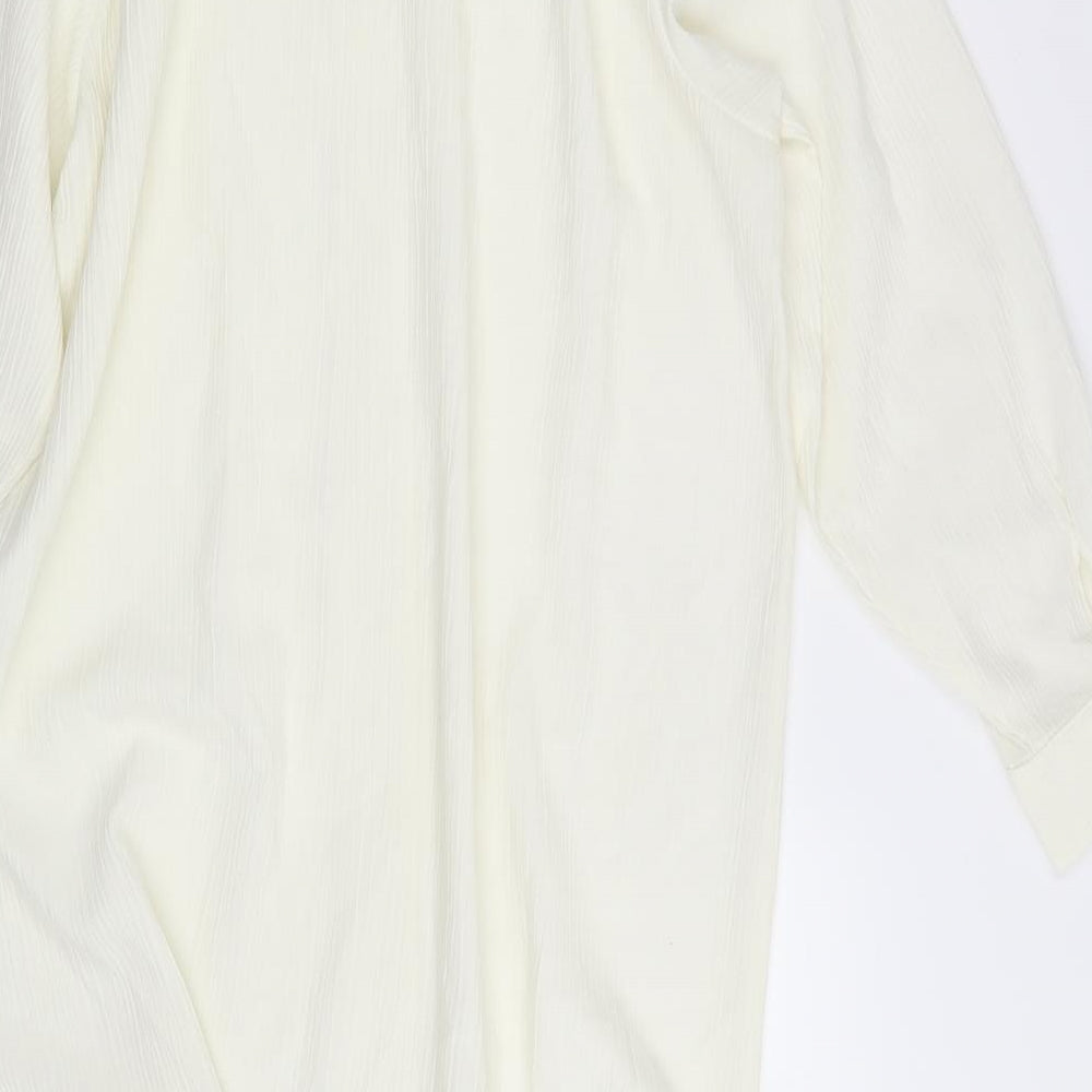 Additions Womens Ivory   Shirt Dress  Size 14