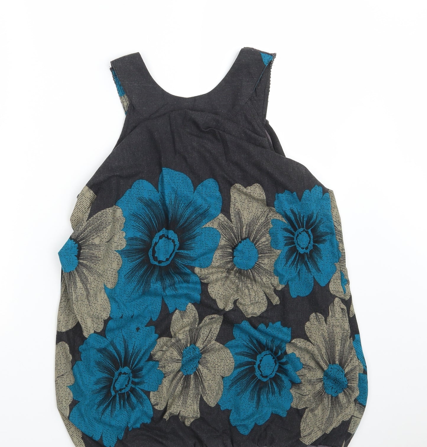 Pussycat London Womens Black Floral  T-Shirt Dress  Size L