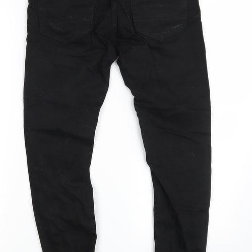 Topman Mens Black  Denim Skinny Jeans Size 28 in L28 in