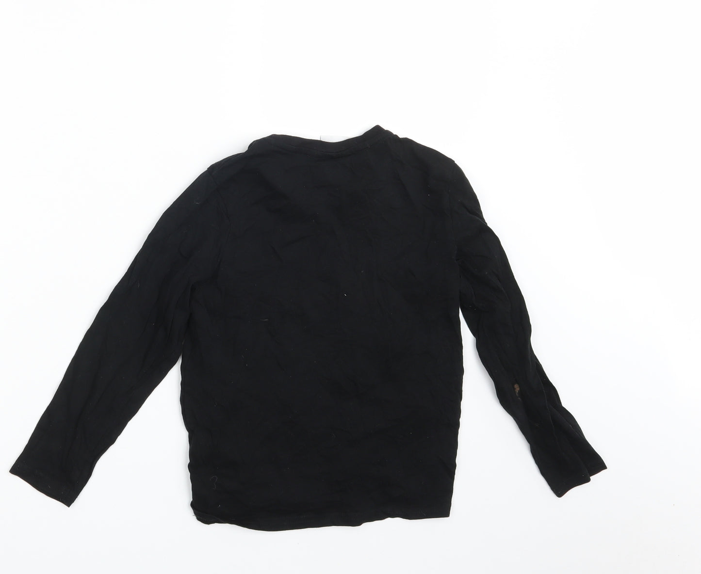 Primark Boys Black   Basic T-Shirt Size 8-9 Years  - Minecraft