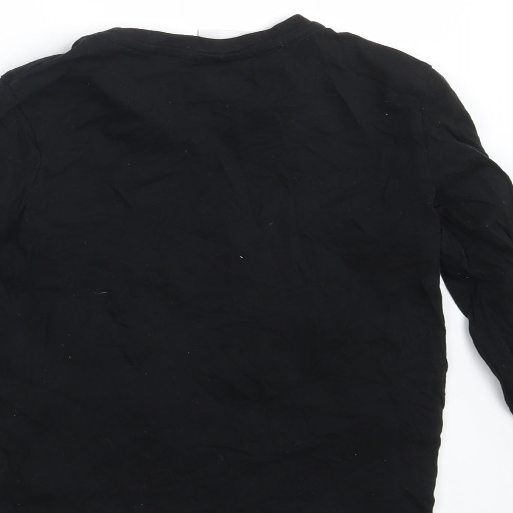 Primark Boys Black   Basic T-Shirt Size 8-9 Years  - Minecraft