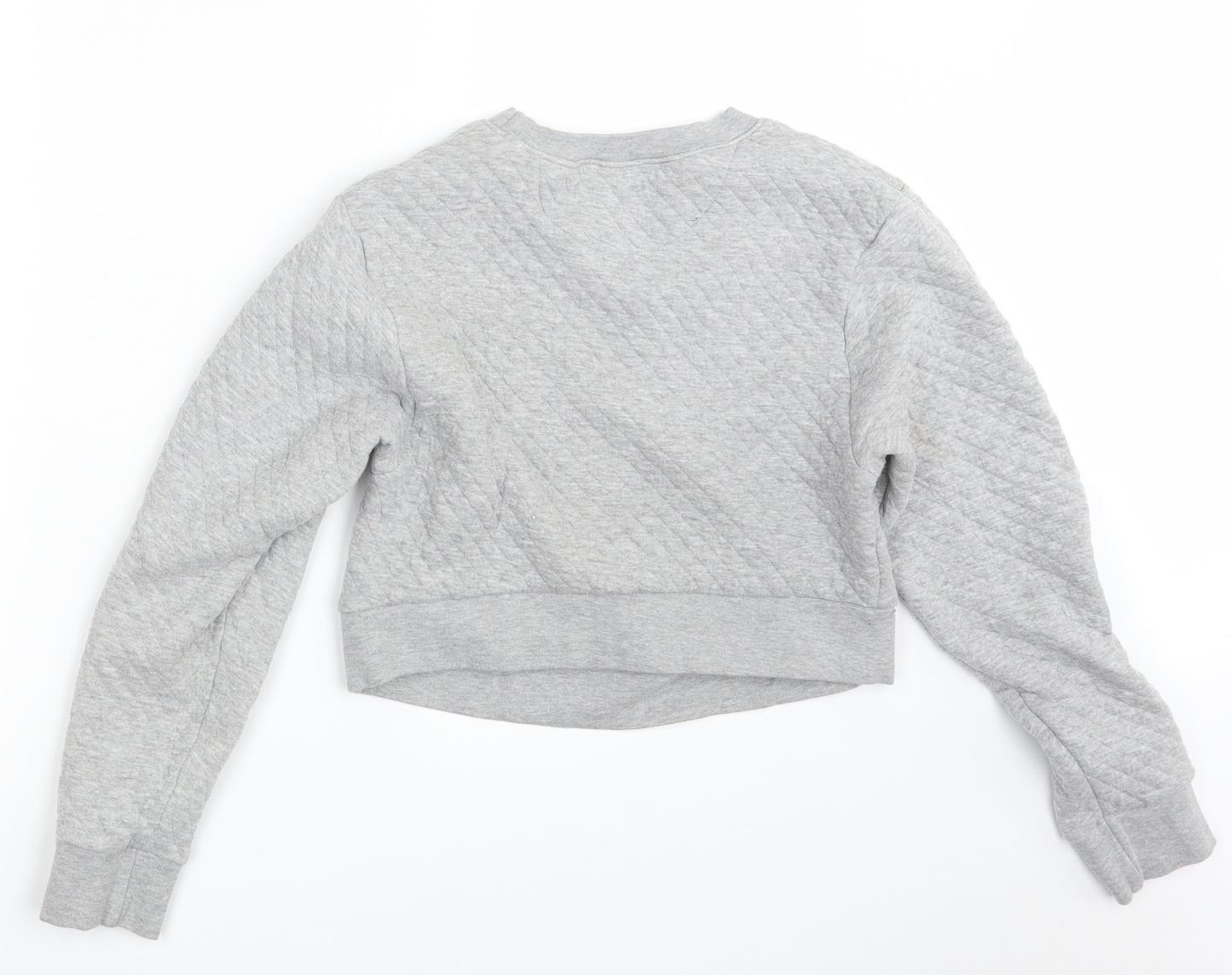 R. W. C Womens Grey   Pullover Sweatshirt Size M  - Cropped