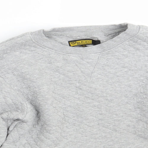 R. W. C Womens Grey   Pullover Sweatshirt Size M  - Cropped