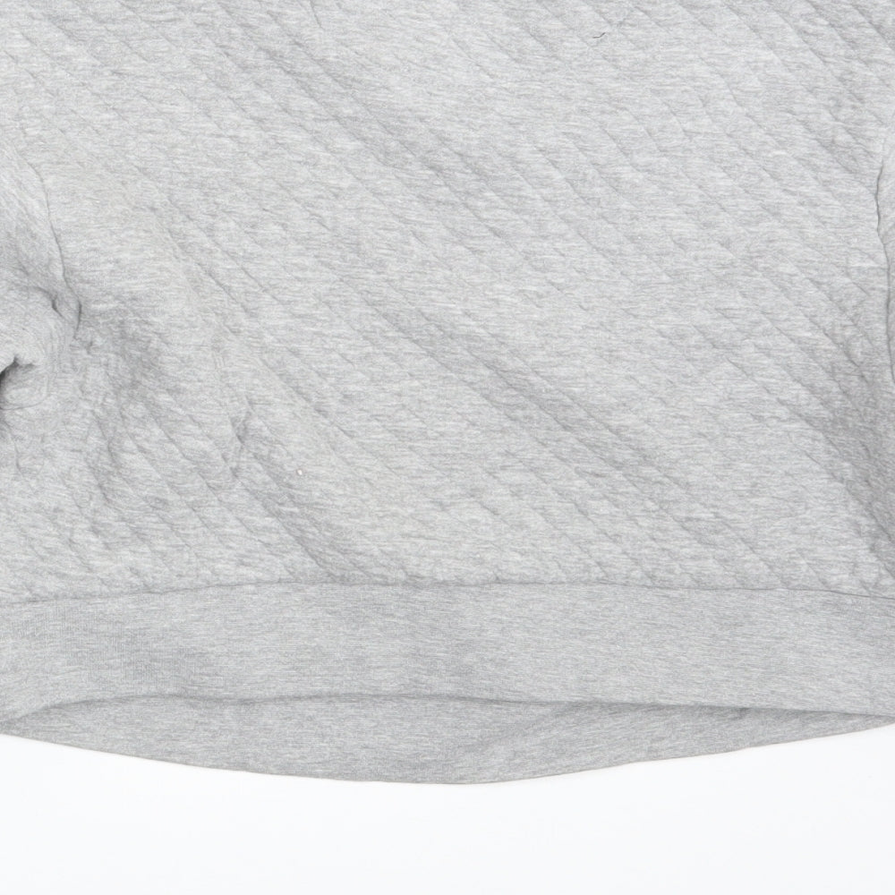 R. W. C Womens Grey   Pullover Sweatshirt Size M  - Cropped