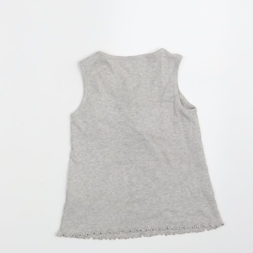 George Girls Grey   Vest Sweatshirt Size 7-8 Years