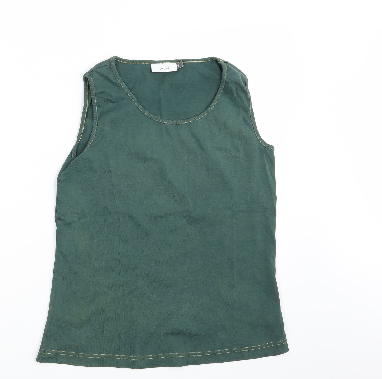 Adini Womens Green   Vest Sweatshirt Size S