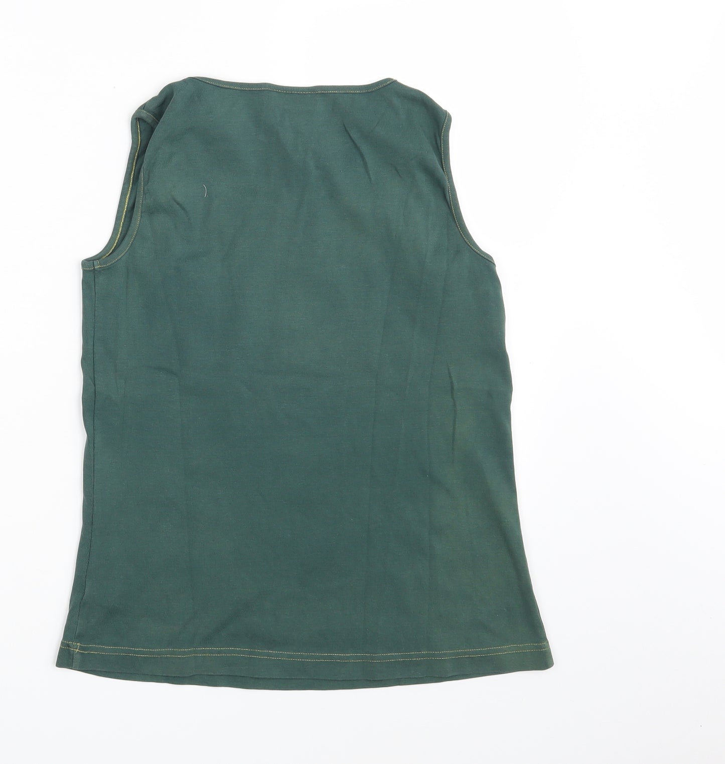 Adini Womens Green   Vest Sweatshirt Size S