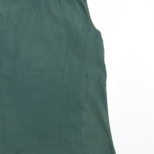 Adini Womens Green   Vest Sweatshirt Size S
