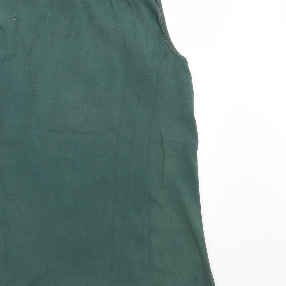 Adini Womens Green   Vest Sweatshirt Size S