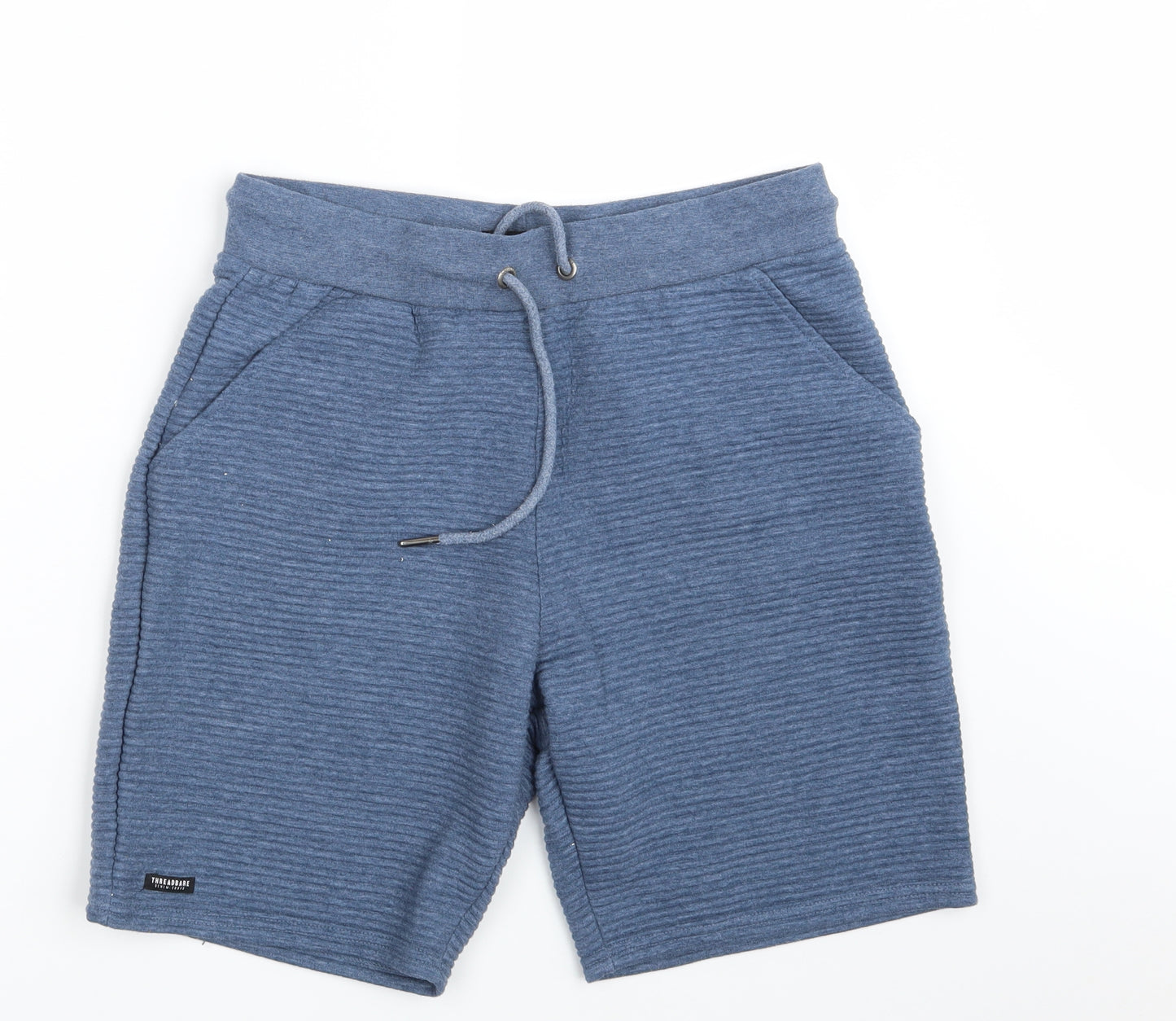 Threadbare Mens Blue   Sweat Shorts Size M