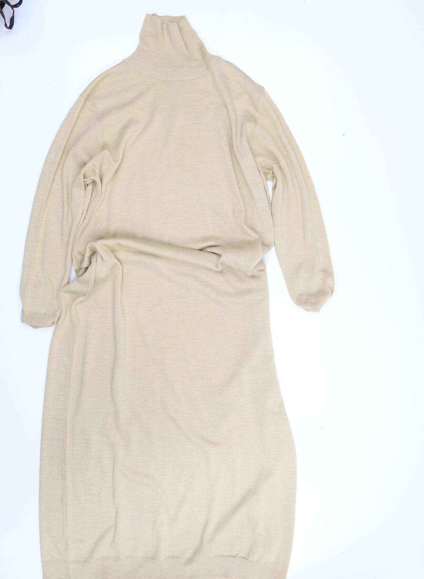 Primark Womens Beige  Knit Pullover Jumper Size 14