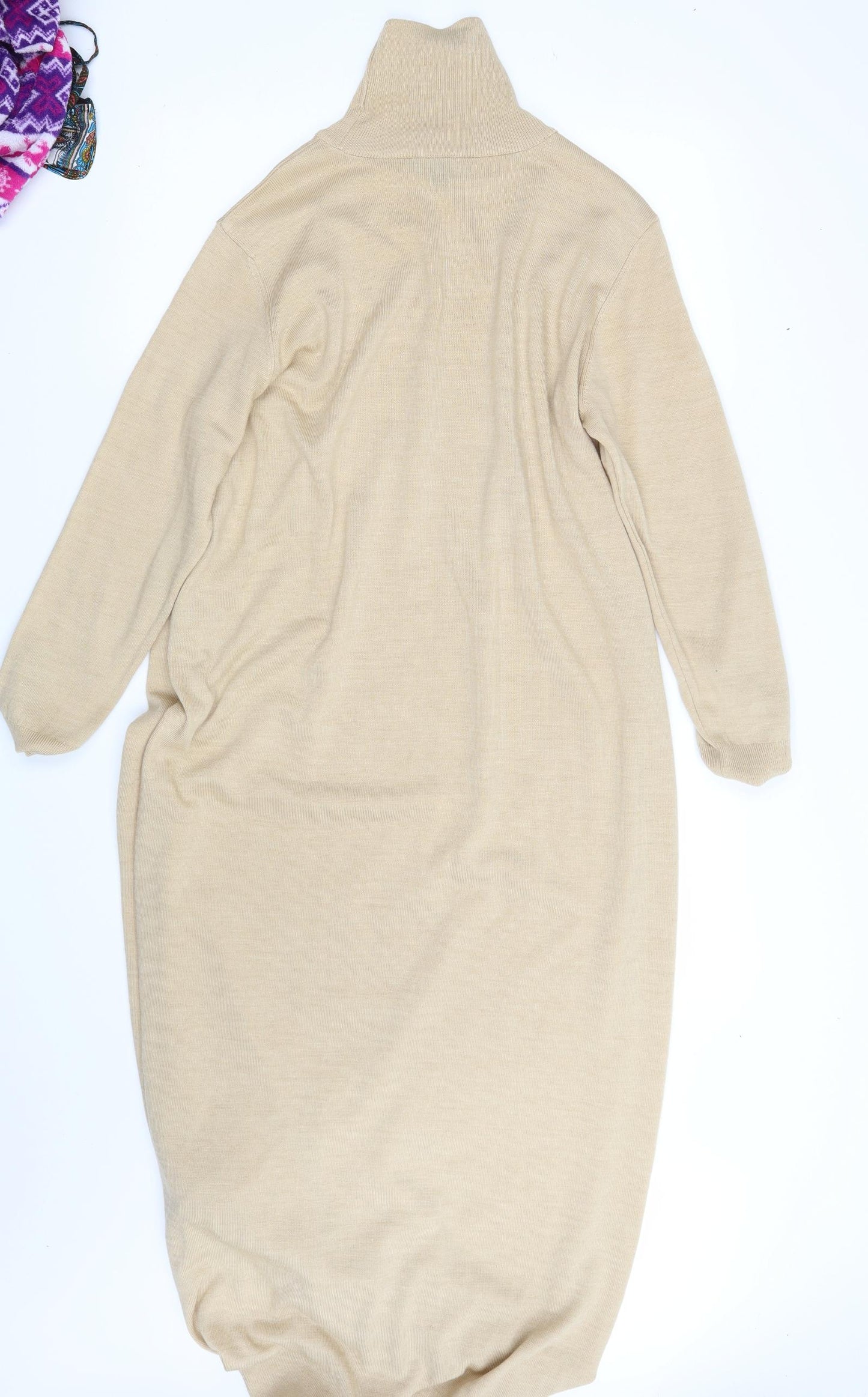 Primark Womens Beige  Knit Pullover Jumper Size 14