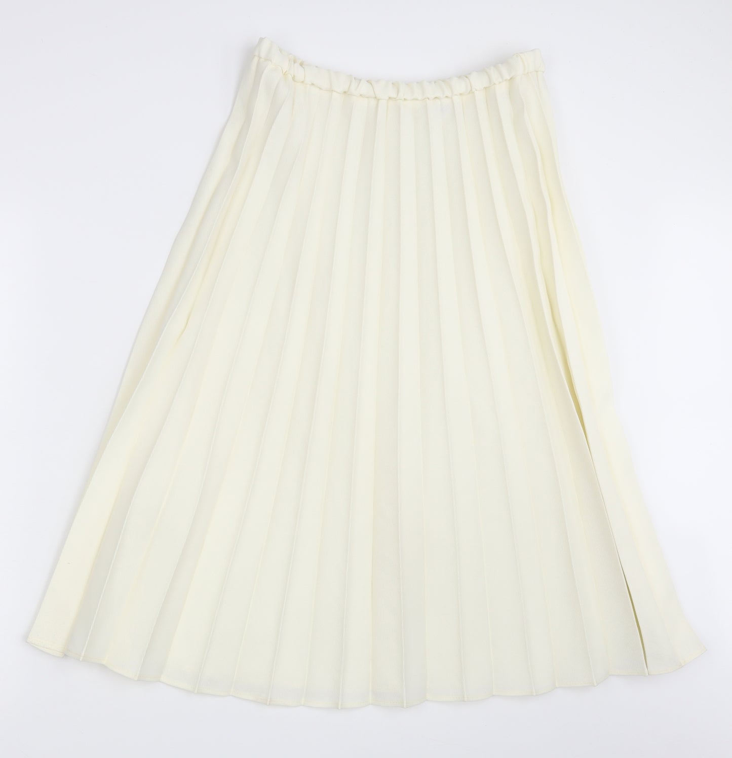 Preworn Womens Ivory   A-Line Skirt Size 10