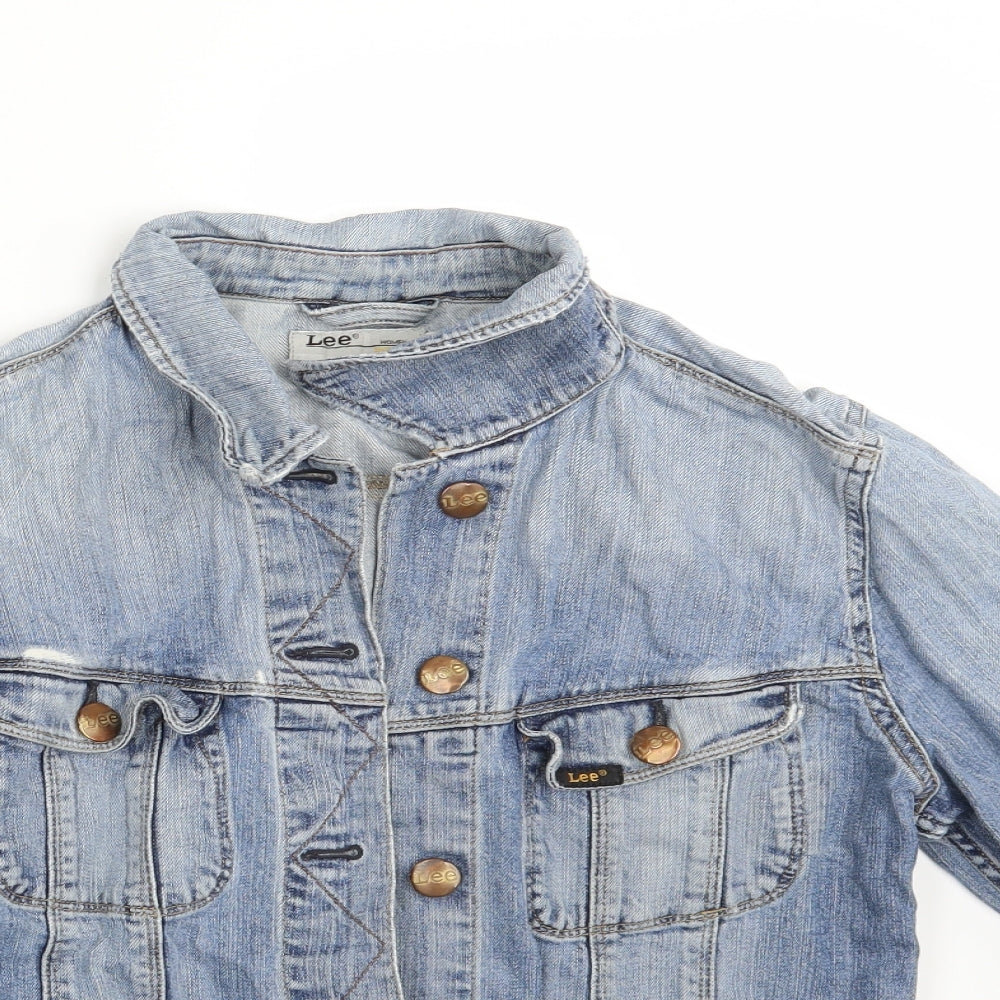Lee Womens Blue  Denim Jacket  Size L
