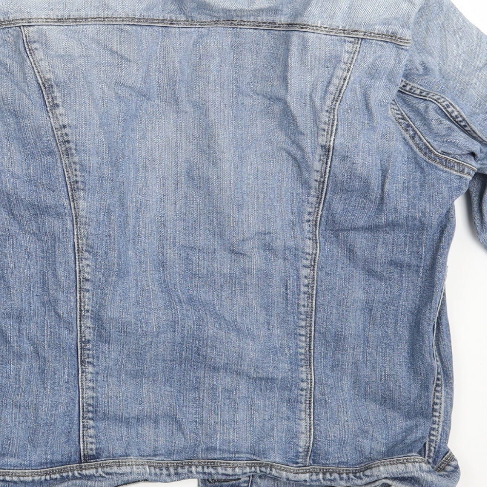 Lee Womens Blue  Denim Jacket  Size L