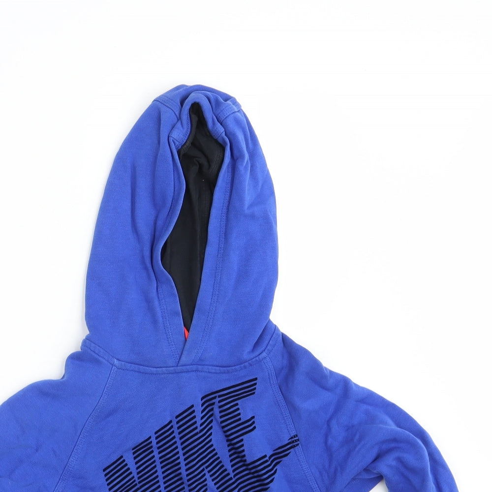 Nike Boys Blue   Pullover Hoodie Size 6-7 Years