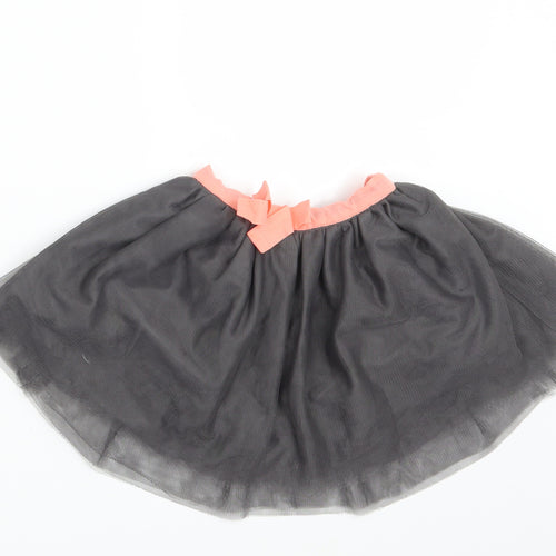mamas & papas Girls Grey   Mini Skirt Size 9-12 Months