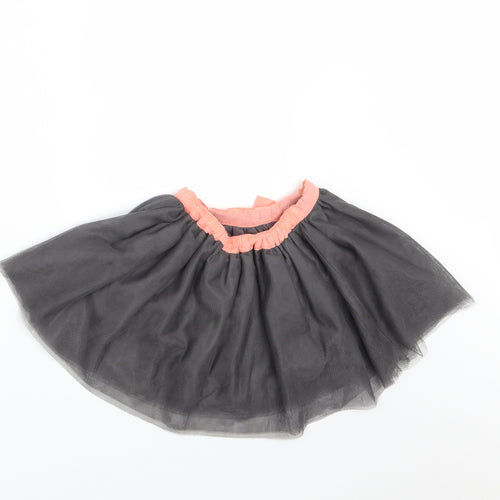 mamas & papas Girls Grey   Mini Skirt Size 9-12 Months