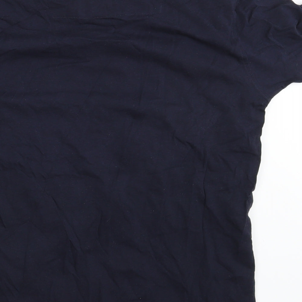 Threadbare Mens Blue    T-Shirt Size M