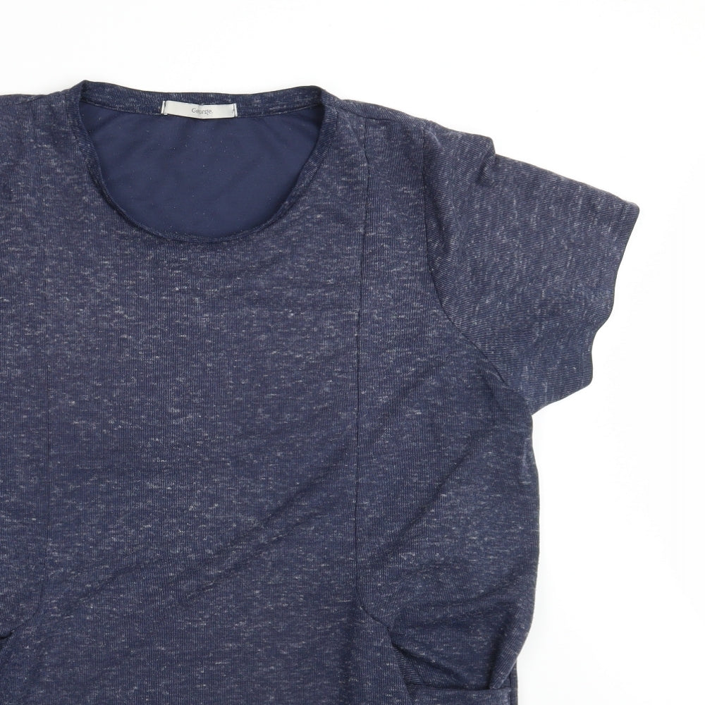 George Womens Blue   T-Shirt Dress  Size 20