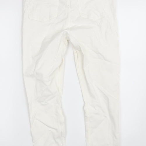 Topshop Womens Ivory  Denim Skinny Jeans Size 32 in L32 in