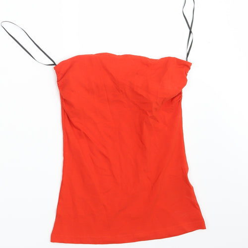 H&M Womens Red   Cropped Tank Size XS
