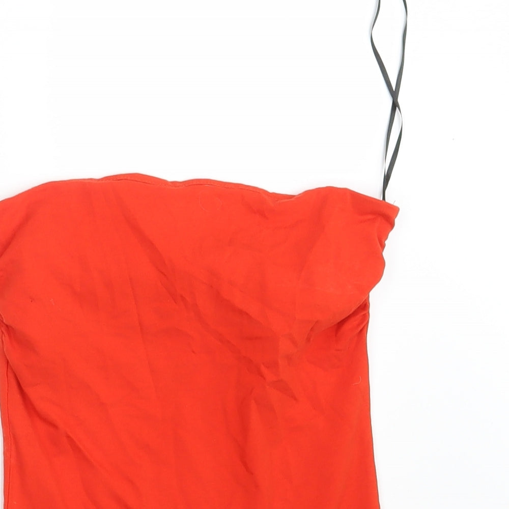 H&M Womens Red   Cropped Tank Size XS