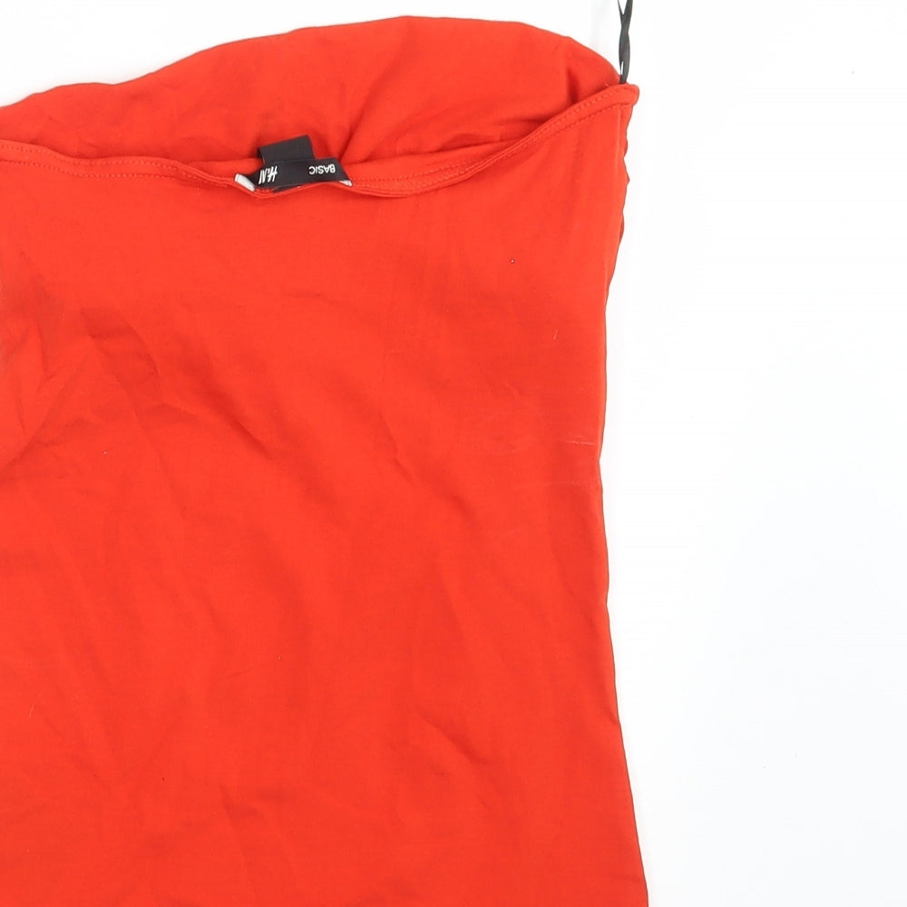H&M Womens Red   Cropped Tank Size XS
