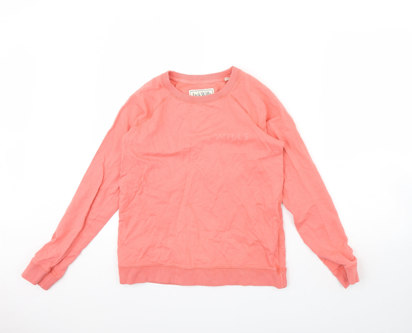 Jack Wills Womens Pink   Pullover Jumper Size 10