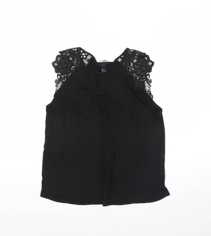 H&M Womens Black   Basic Tank Size S