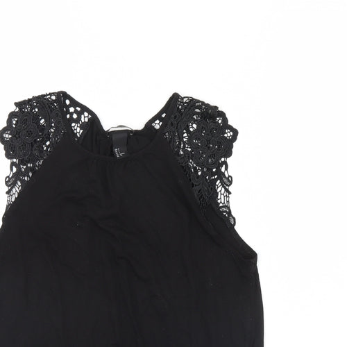 H&M Womens Black   Basic Tank Size S