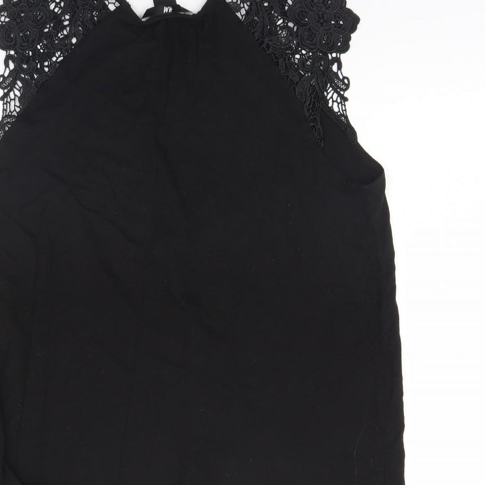 H&M Womens Black   Basic Tank Size S