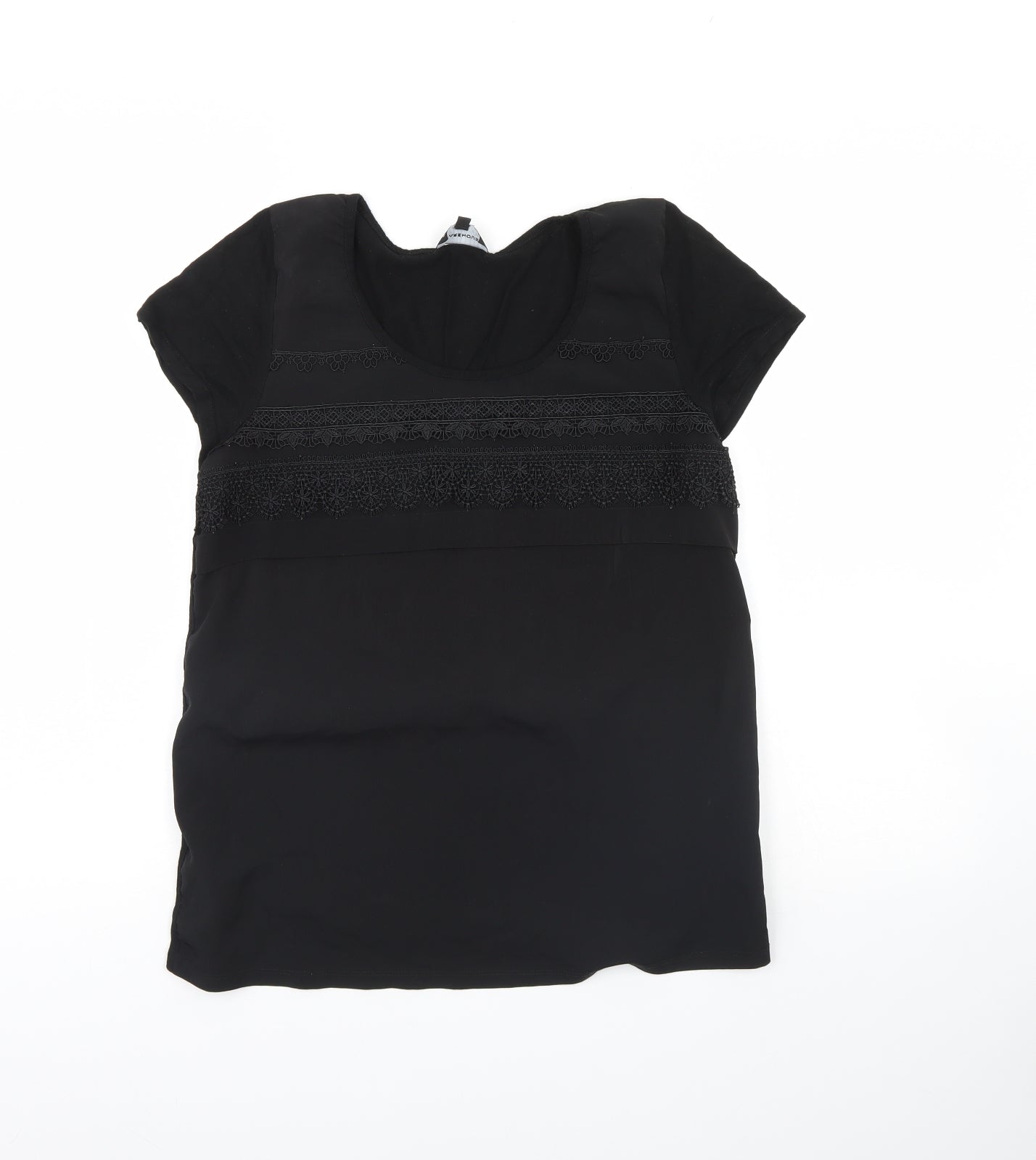 Wrehouse Womens Black   Basic Blouse Size 12